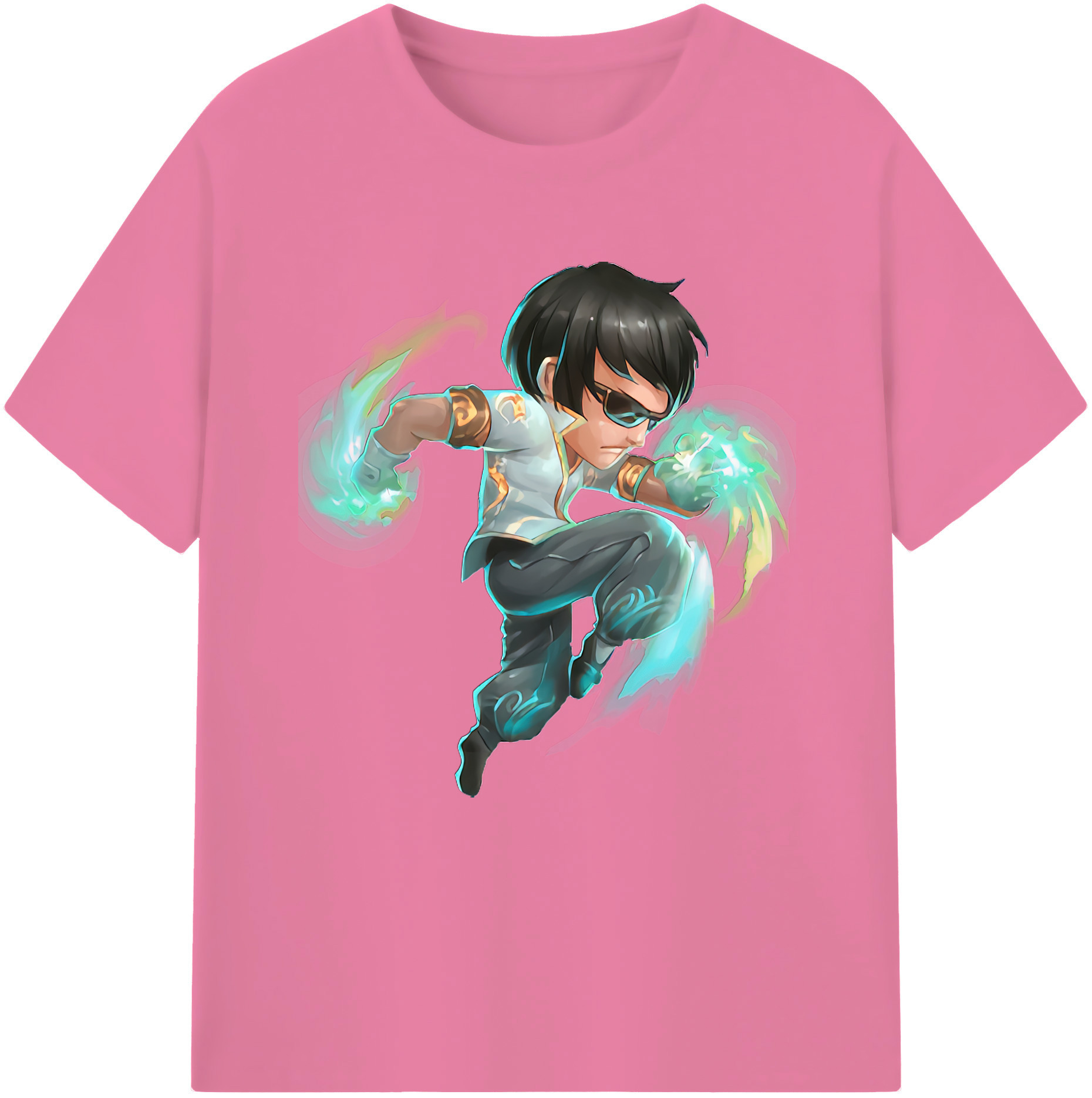 （画像用） リーグ・オブ・レジェンド League of Legends LOL 綿100％半袖Tシャツ（フロントプリント）